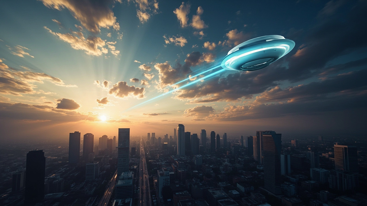 墨西哥城UFO目击现场照片