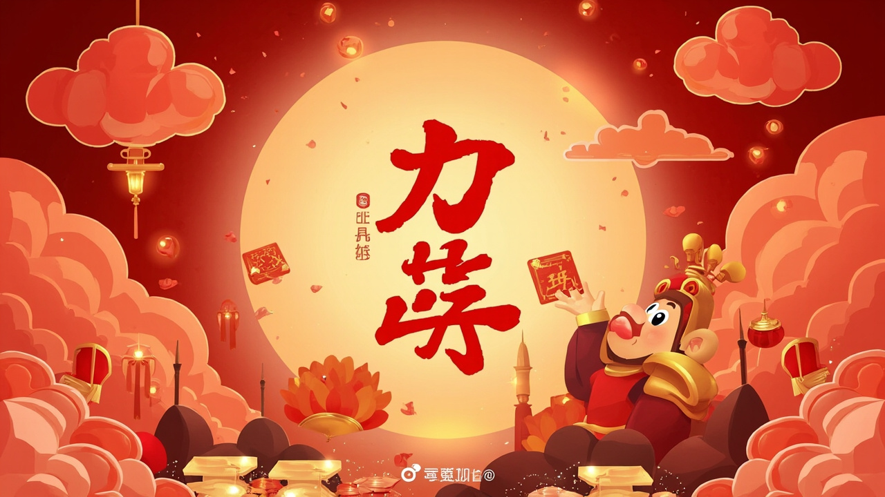 员工晒红包现场